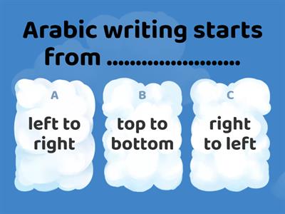 Let's learn Arabic...