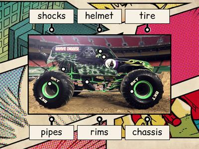 parts of grave digger 