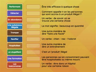 Mme Sunny - Vocab - Chiens douaniers (medium level)