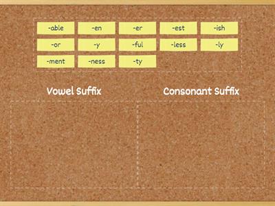 6.1 - New Suffixes Category Sort