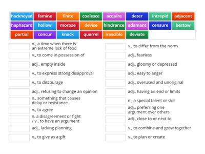 TOEFL Vocabulary 2