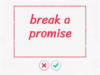 Collocations with BREAK and BRING