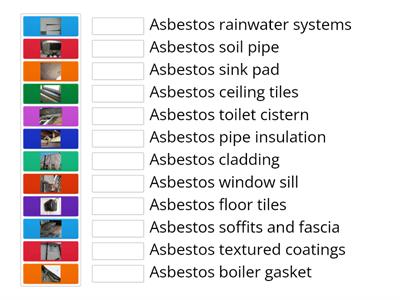 Possible Asbestos containing materials