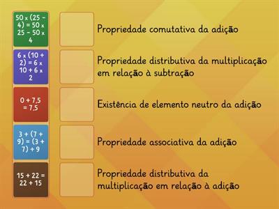 Propriedades da adição e multiplicação