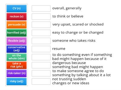 UI EF 4B Listening Vocabulary 