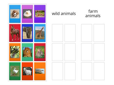 wild and farm animals