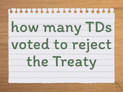 The Treaty flashcards