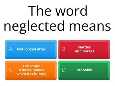 Year 5 vocabulary challenge 
