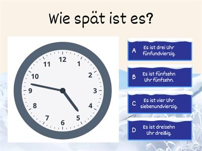 Formelle Uhrzeiten - Wie spät ist es? - mariavk
