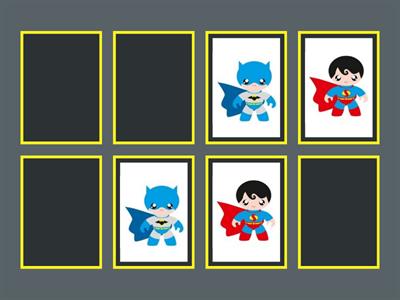 SUPER HEROES - 4 pares 