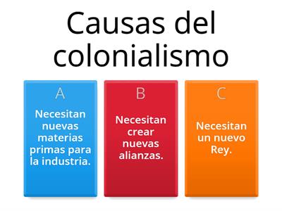 Causas del colonialismo en América