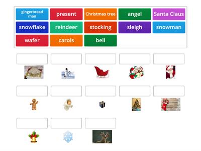 Christmas - vocabulary - primary