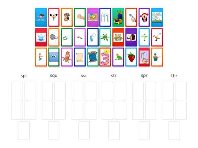 3-letter Consonant Blends