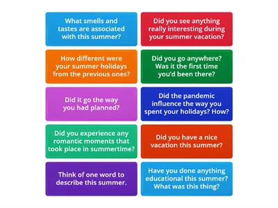 Summer questions