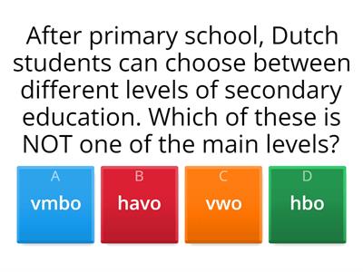  Dutch School System 