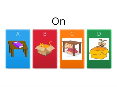  Prepositions of place Year 3