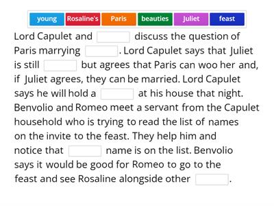 Romeo and Juliet Act 1 Scene 2