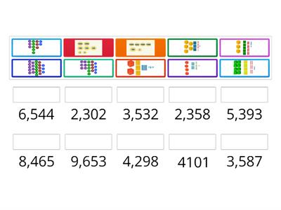 Number Visualizing  Match