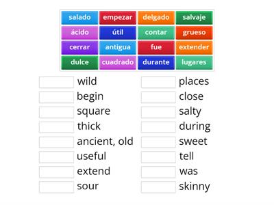 Vocabulario Nº 3