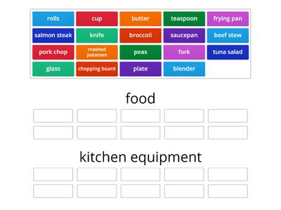 Brainy 6 - food and kitchen equipment 
