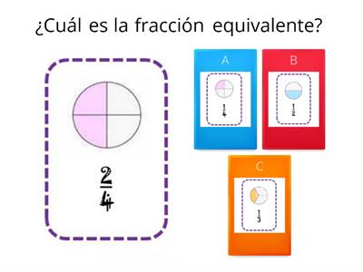 Fracciones equivalentes