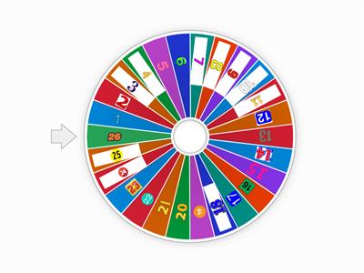 2nd grade - Spin the Wheel
