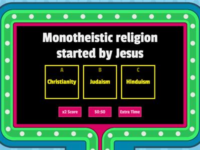 Christianity Vocabulary Review Game (M)