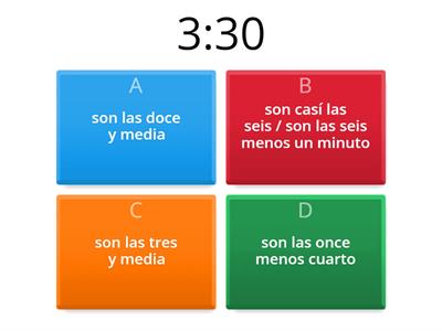 QUE HORA ES