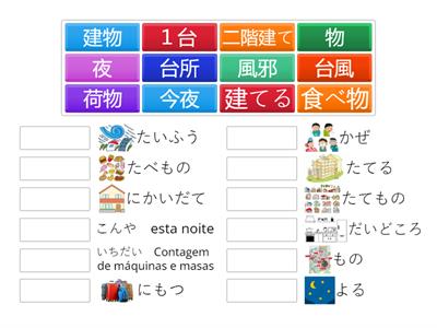 N4漢字　第1週1日目（２）