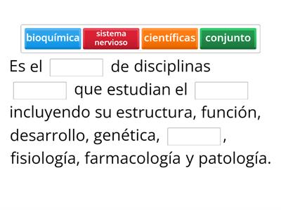 Conceptualización de Neurociencias