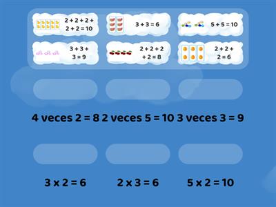 Multiplicaciones y sumas repetidas