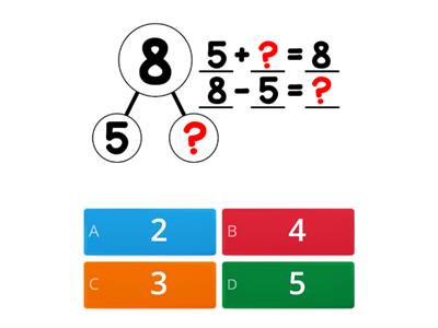  Number Bonds with Missing Parts