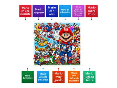 Discriminación visual Mario bros
