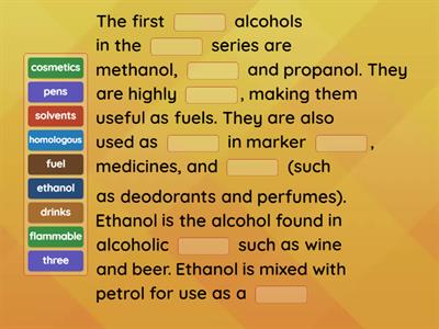  Alcohols