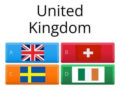 European Countries and Flags- Capital cities-quiz