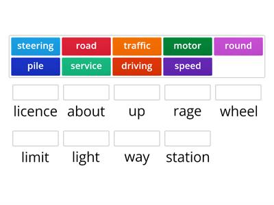 Gateway to the world B2+_Unit 2_Compund nouns: cars and the road