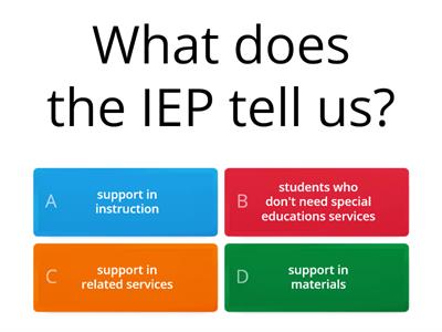 IEP for Low Functioning Autism (LFA)