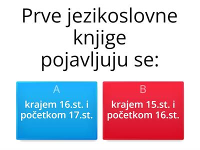  Povijest hrvatskog jezika *