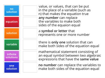 Equations