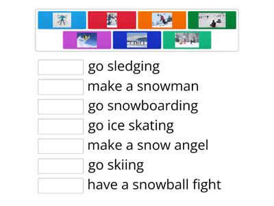 Snow vocabulary - English