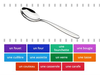 Objets pour cuisiner et manger