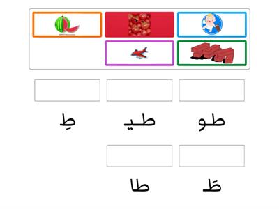 شكل حرف ط - موارد تعليمية