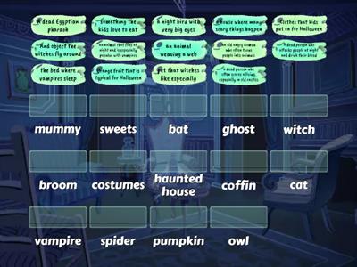 Halloween (A1-A2) vocabulary