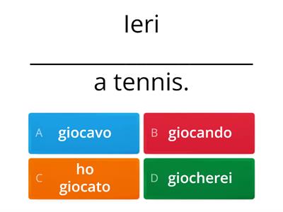 Imperfetto o passato prossimo: qual è il verbo corretto?