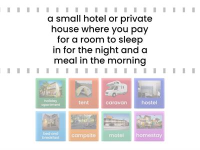 Types of accommodation