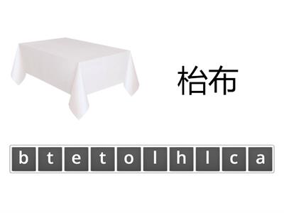 Tableware Vocabulary