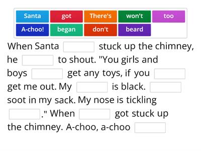 Santa Claus - missing words