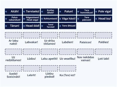 Tere! Viisakusväljendid.