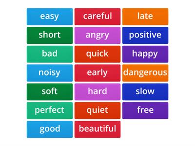 Adverbs of manner practice