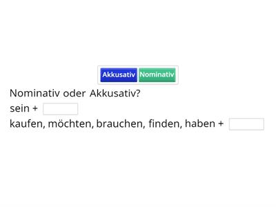 Nominativ oder Akkusativ: Regeln und Dialoge